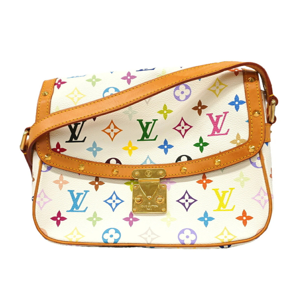 Louis Vuitton Monogram Multicolor Sologne Shoulder Bag M92661 Blanc (Women's)